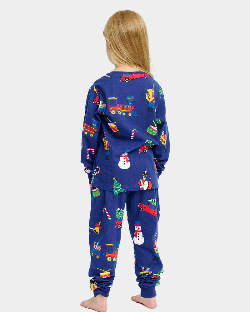 Christmas Pyjama for Children blue Christmas Toys