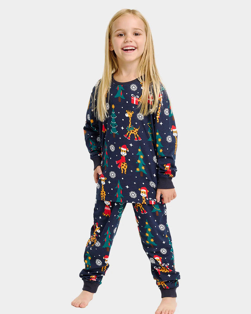 Christmas Pyjama for Children Girl Giraffes