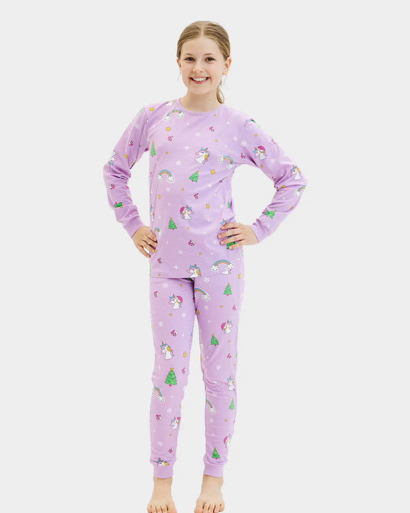 Christmas Pyjama for Children with Unicorns