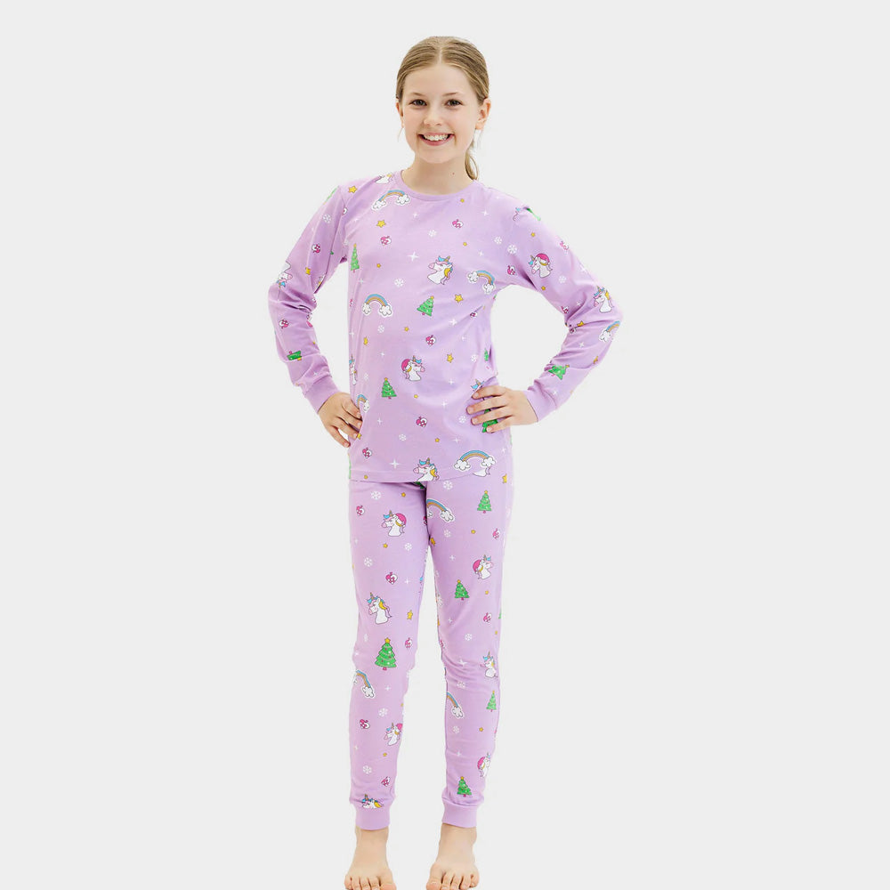 Christmas Pyjama for Children with Unicorns