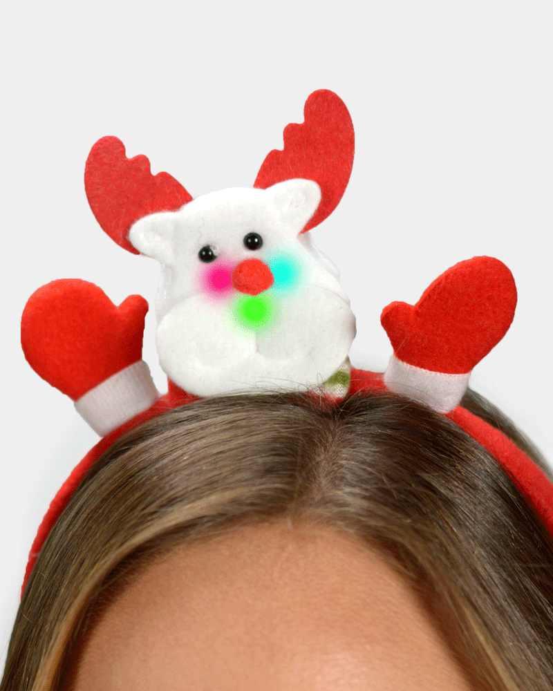 LED Light-up Reindeer Christmas Headband