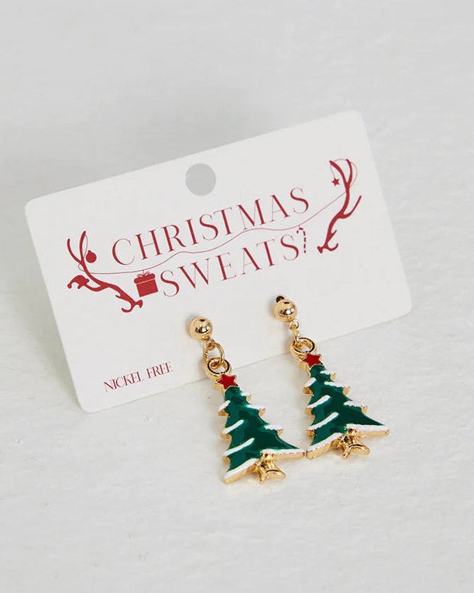 Christmas Trees Christmas Earrings
