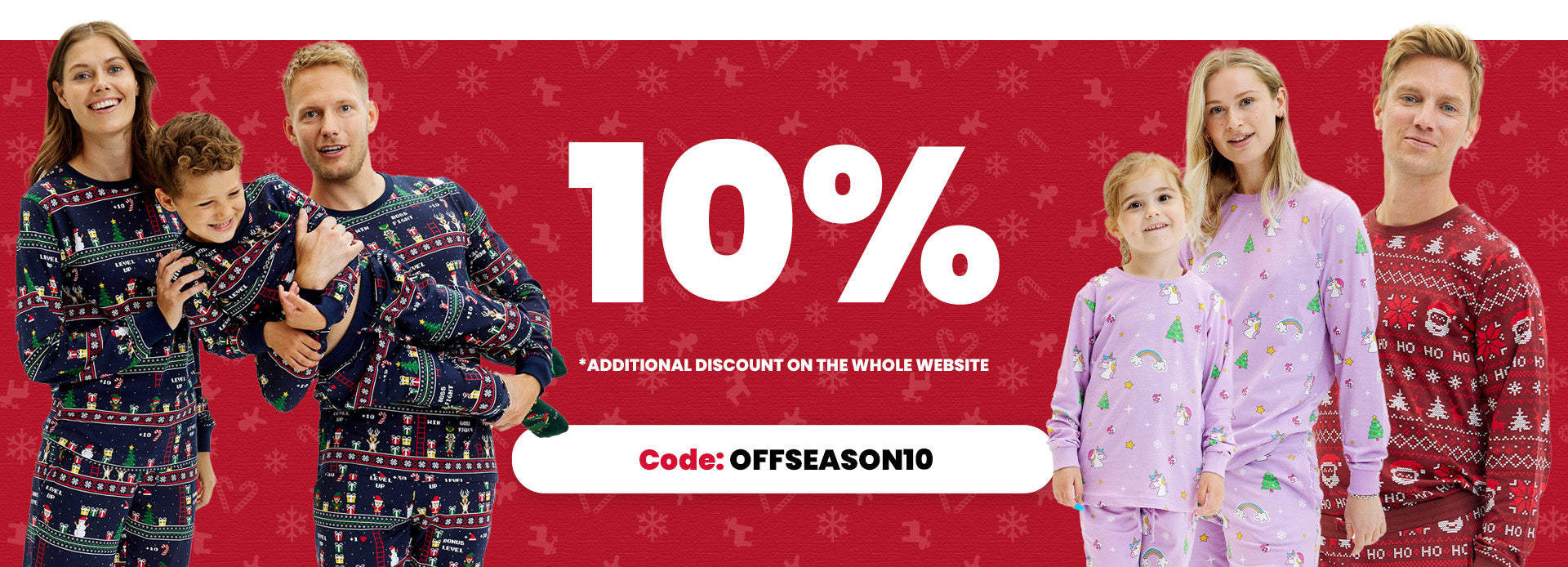 Christmas Pyjama discount off season