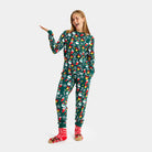Green Christmas Pyjama for Women Christmas motifs
