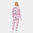 Pink Christmas Pyjama for Women and Men with Christmas Motifs
