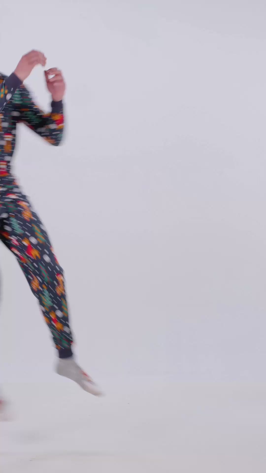 Organic Cotton Christmas Pyjamas for Women and Men with Giraffes