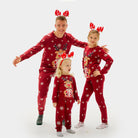 Red Christmas Pyjama Family Rudolph the Reindeer
